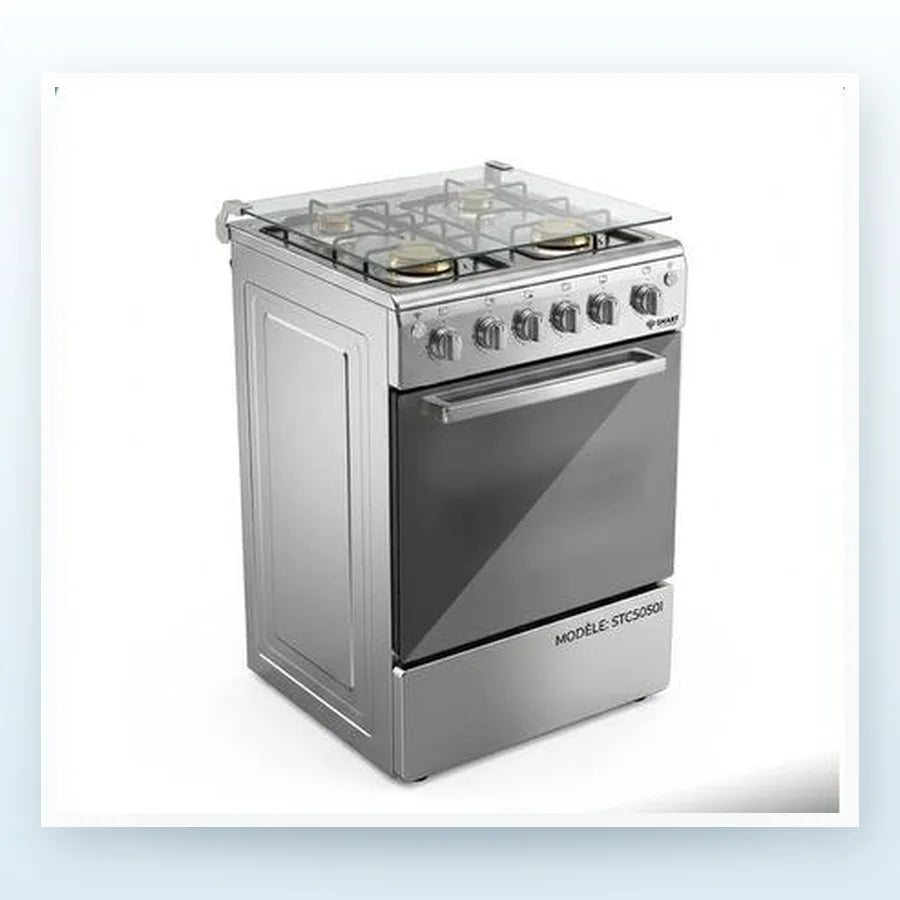 CUISINIÈRE SMART TECHNOLOGY 4 FEUX 50X50 INOX STC5050I