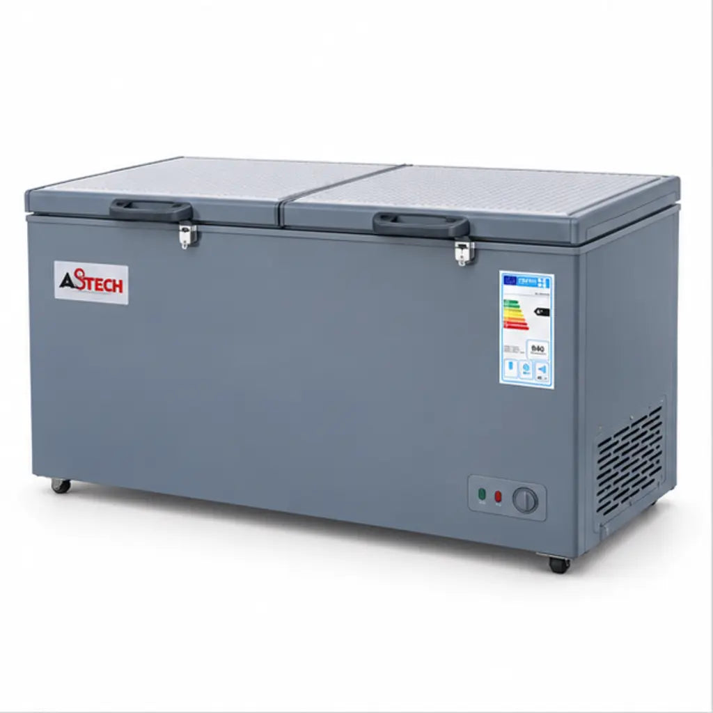 CONGELATEUR ASTECH HORIZONTAL 3 PORTES 900L GRIS CH920AC — vue principale