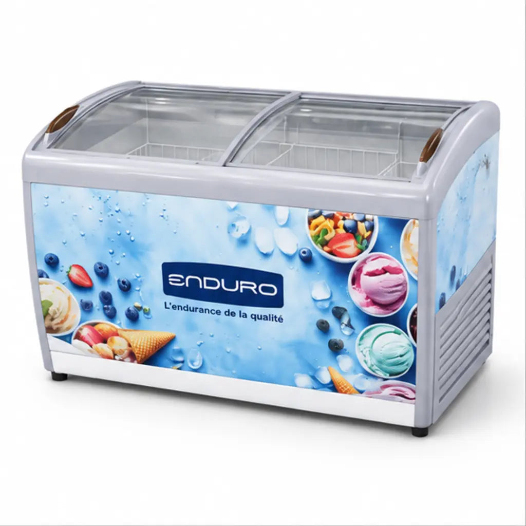 CONGELATEUR ENDURO HORIZONTAL VITRINE 600L CVTR600X — vue principale