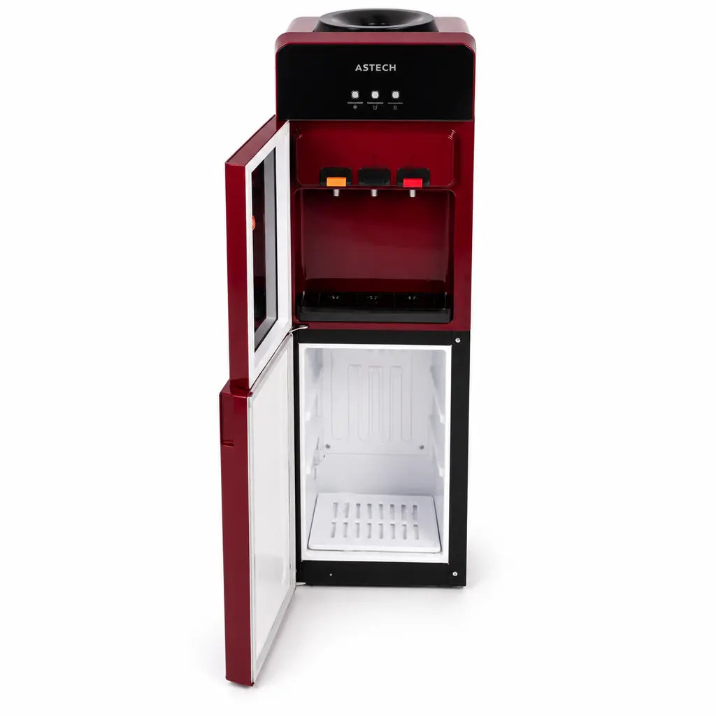 FONTAINE ASTECH AVEC FRIGO NOIR ROUGE FNT39VER — vue principale