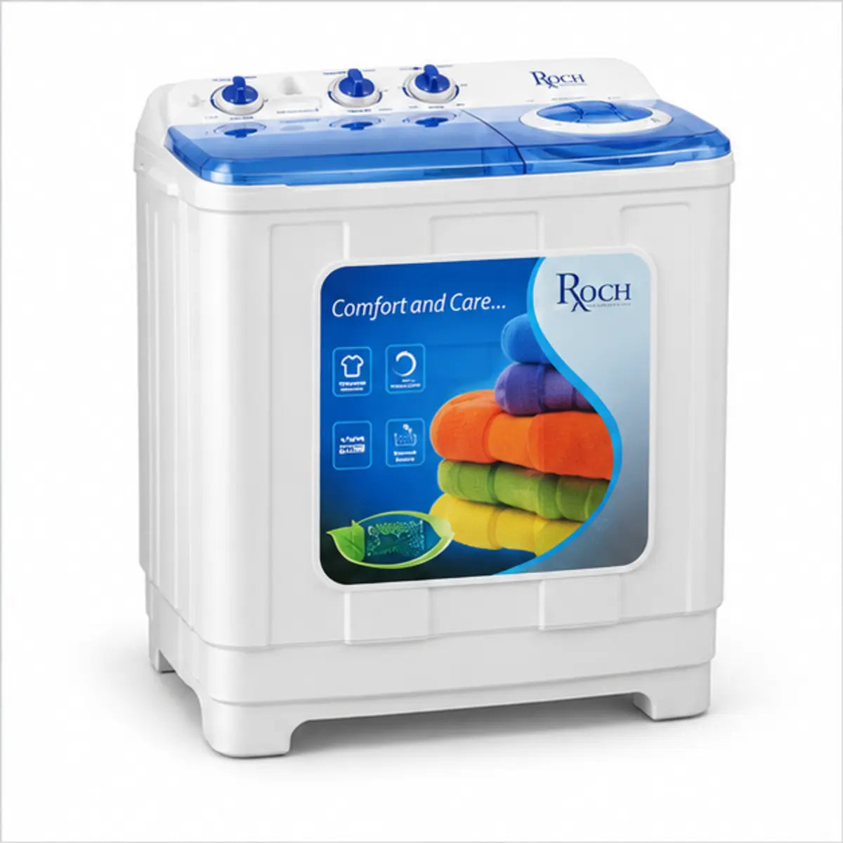MACHINE A LAVER ROCH 11KG SEMI AUTOMATIQUE RMW110TT(W) — vue principale
