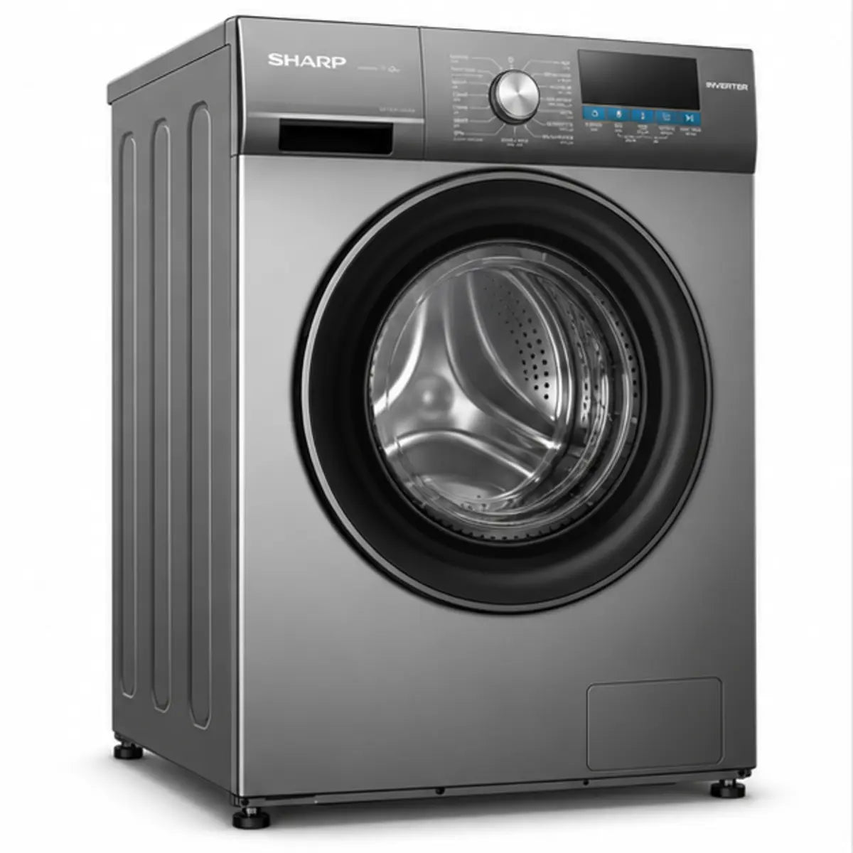 MACHINE A LAVER ROCH 8KG 1200TOUR/MIN INVERTER A+++ GRIS RWM80SH — vue principale