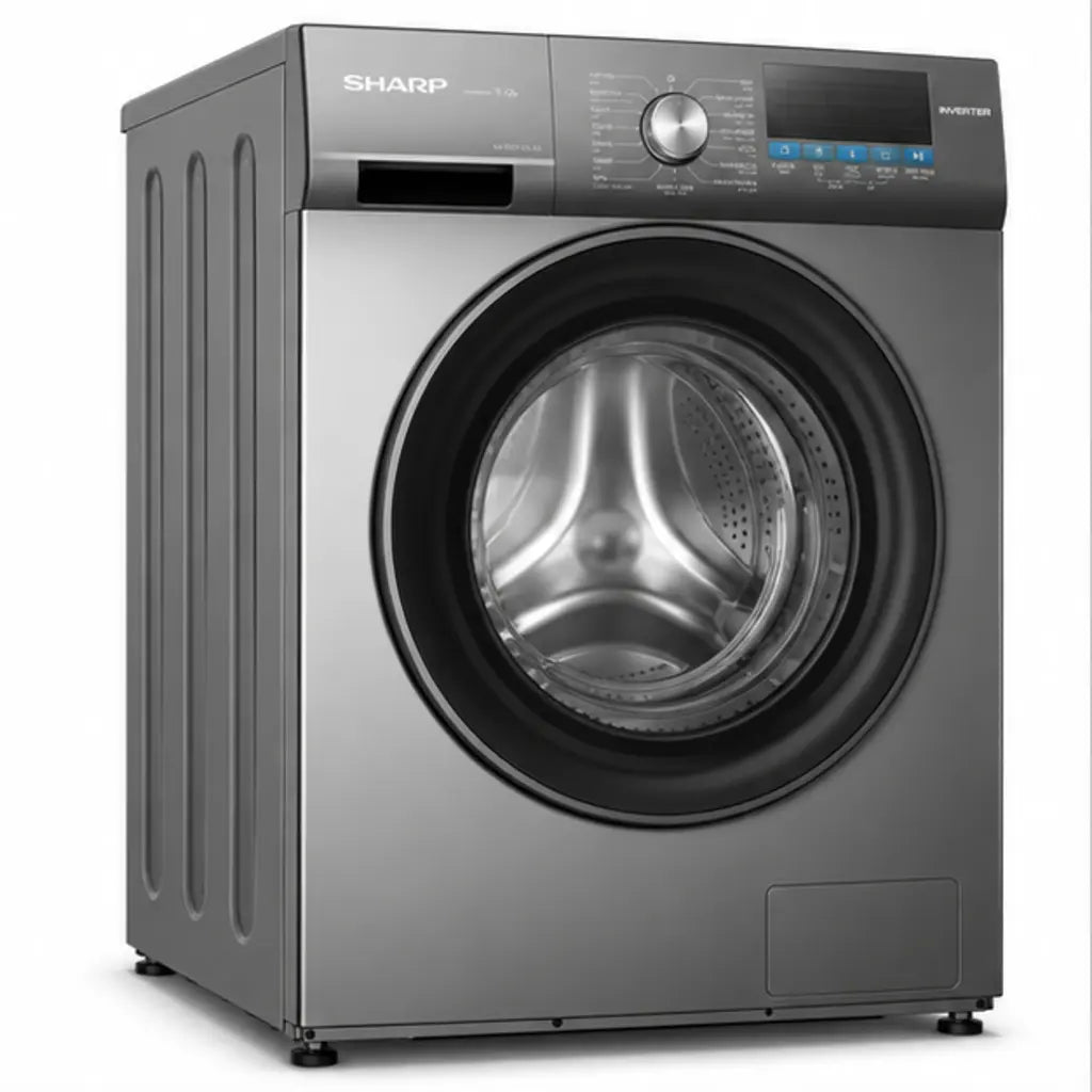 MACHINE A LAVER SHARP 7KG INVERTER FRONT LOAD GRIS ESFEI712DLZS — vue principale