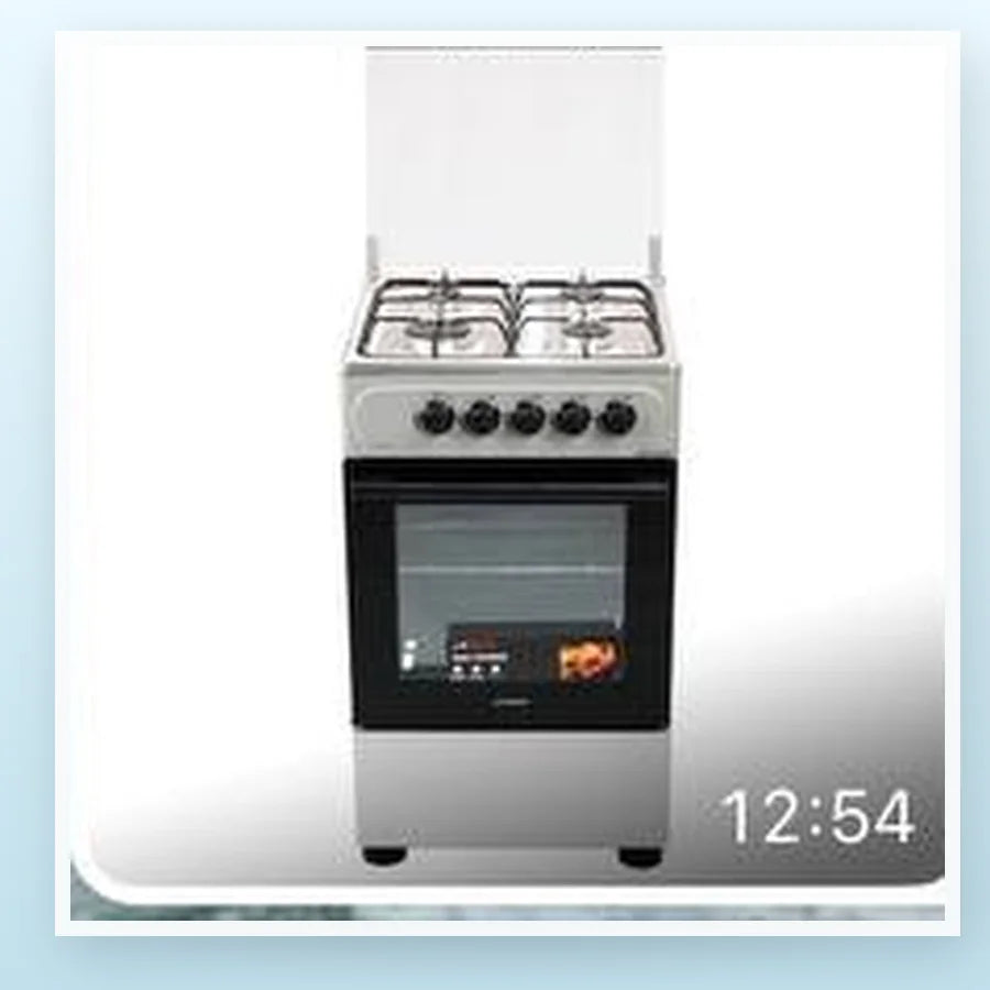 CUISINIÈRE ASTECH 4 FEUX 50X50 À GAZ GRIS CSL50DAS1 — autre vue