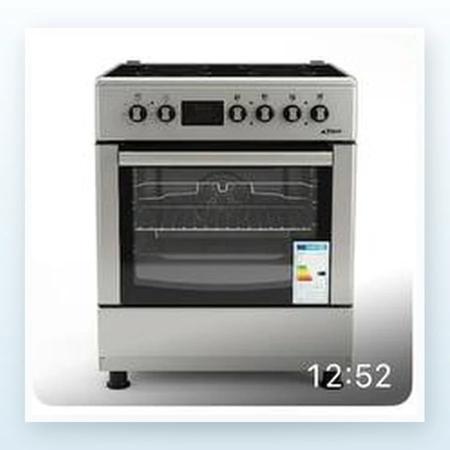 CUISINIÈRE ASTECH 4 FEUX 60X60 ÉLECTRIQUE + FOUR ÉLECTRIQUE INOX CK78PLFOEL