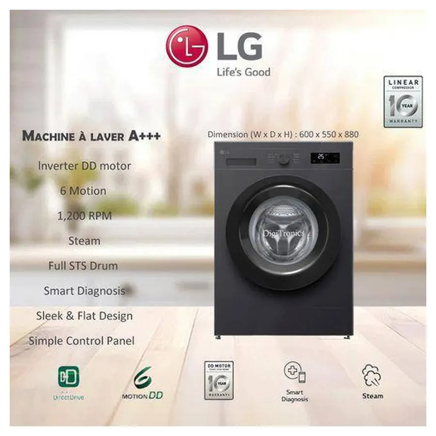 MACHINE A LAVER LG 8KG FRONT LOAD BLANC FAR3TYG3W
