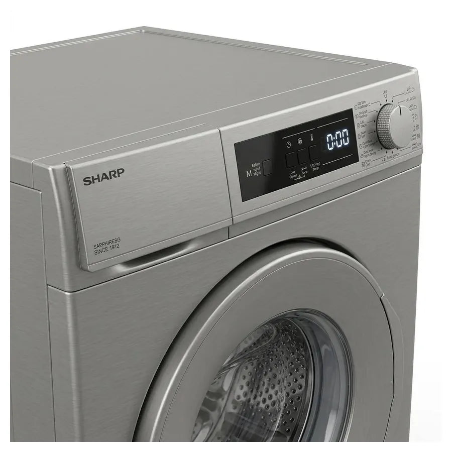 MACHINE A LAVER SHARP 7KG FRONT LOAD GRIS ESFE710DZLS