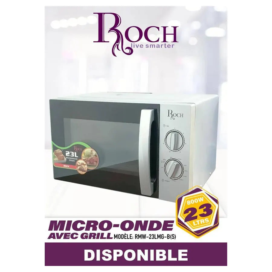 MICRO ONDE ROCH 23LITRES GRIS RMW23LMGBS