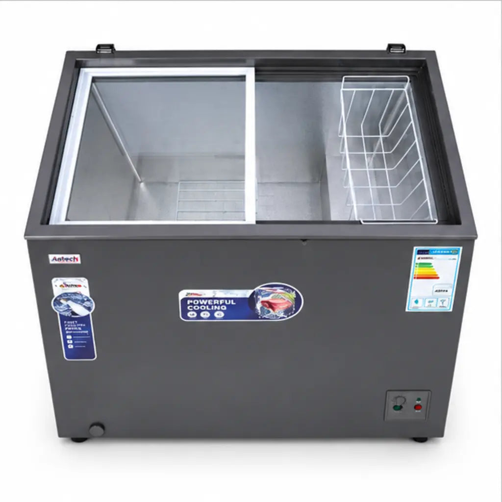 CONGELATEUR ASTECH HORIZONTAL 300L GRIS CH300IG — vue 3