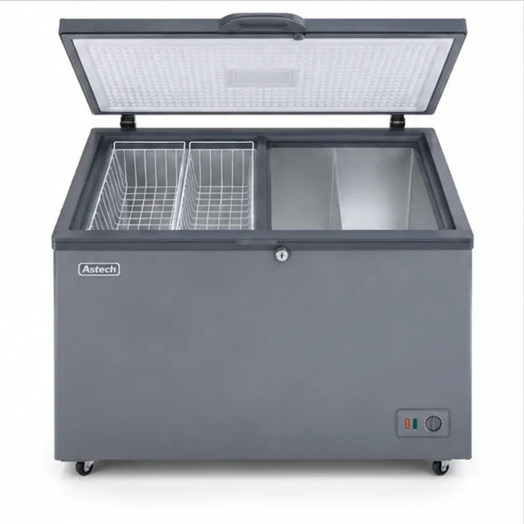 CONGELATEUR ASTECH HORIZONTAL 400L GRIS CH400GM — vue 3