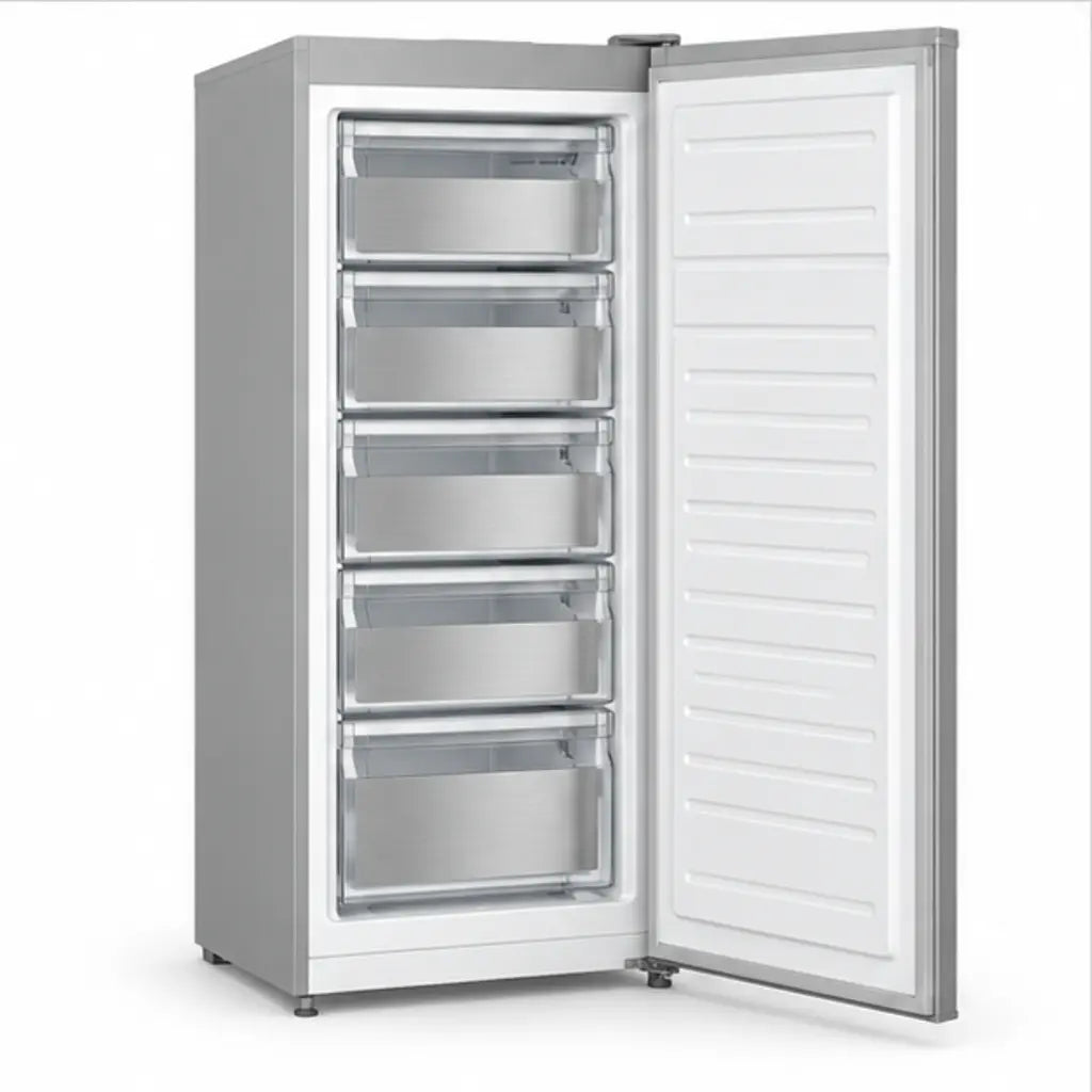 CONGELATEUR ASTECH VERTICAL 6 TIROIRS ALUMINIUM 230L GRIS FA230PS — vue 3