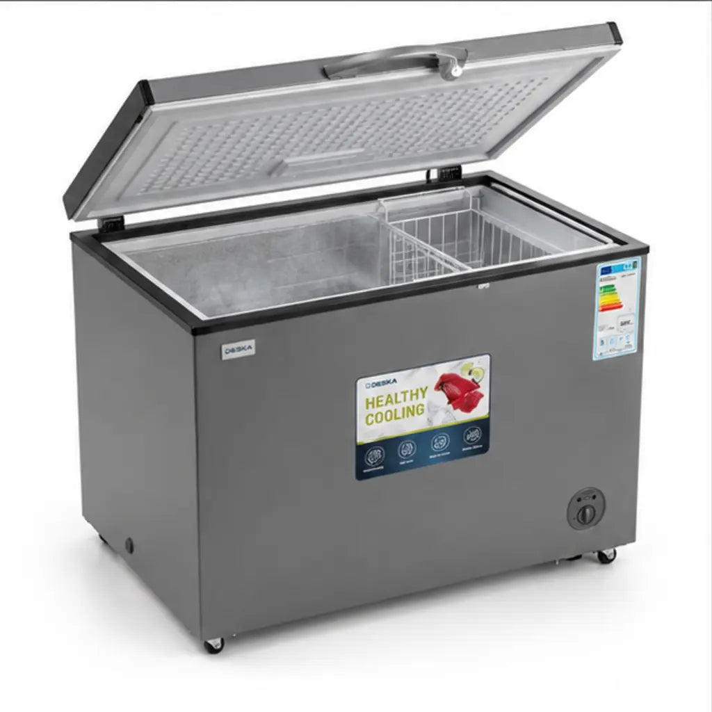 CONGELATEUR DESKA HORIZONTAL 400L GRIS FRZ410DK — vue 3