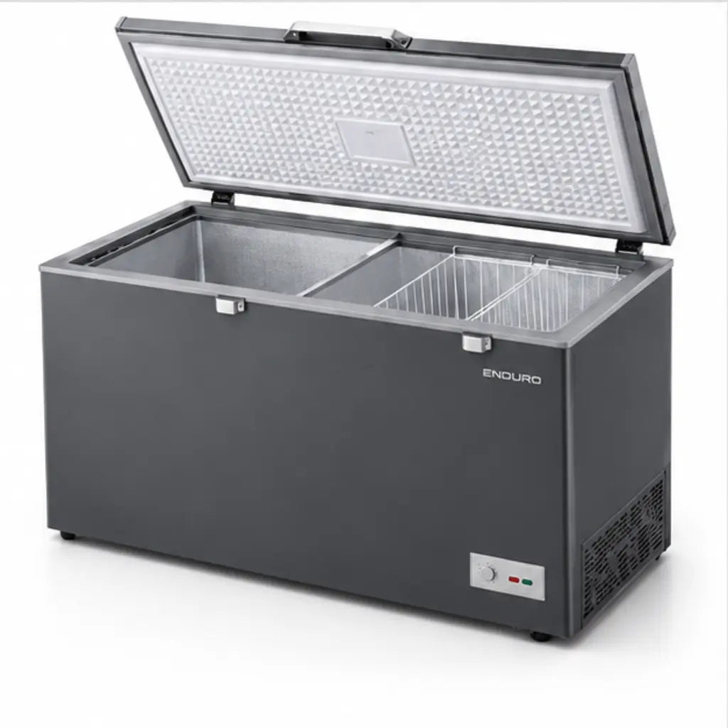 CONGELATEUR ENDURO HORIZONTAL 400L GRIS CF400L1GD — vue 3