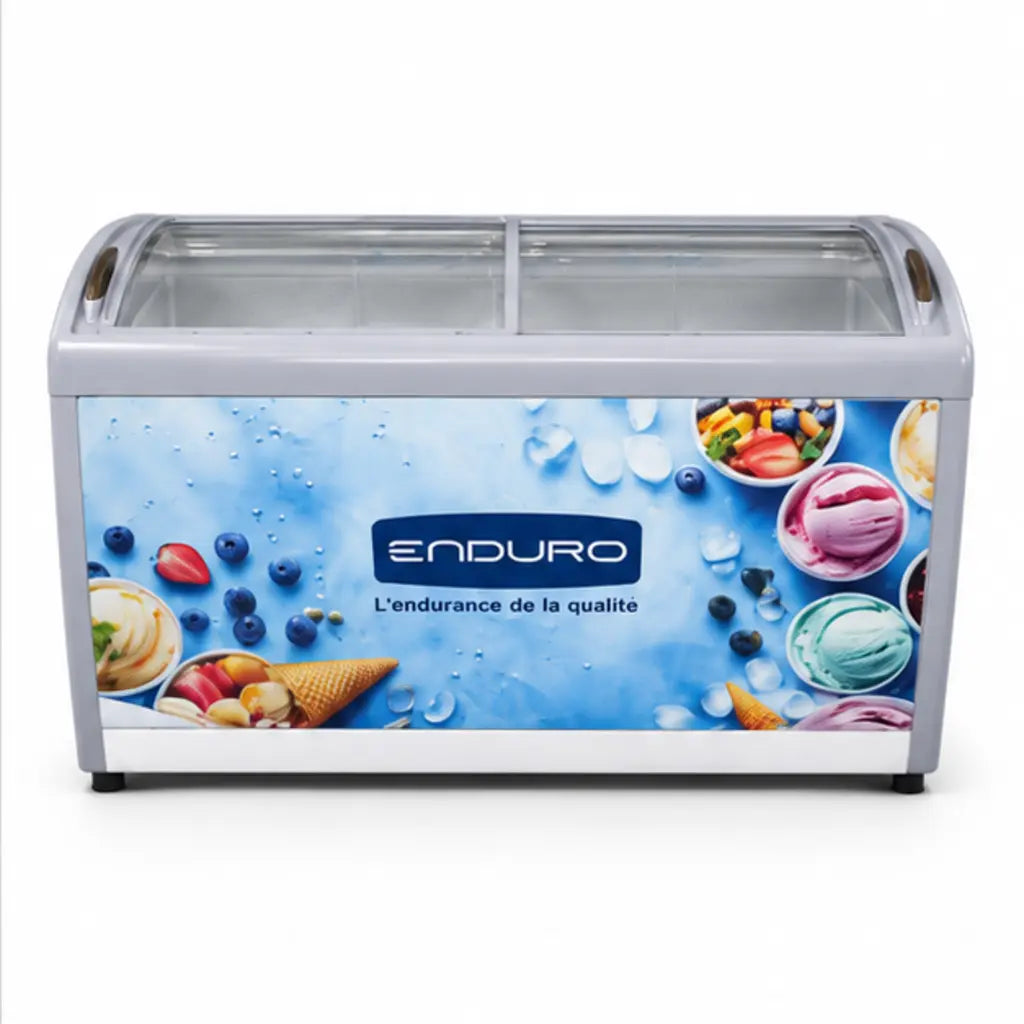 CONGELATEUR ENDURO HORIZONTAL VITRINE 500L CVTR500X — vue 2