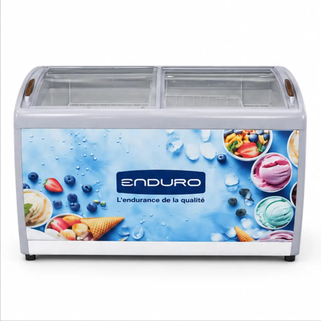 CONGELATEUR ENDURO HORIZONTAL VITRINE 600L CVTR600X — vue 2