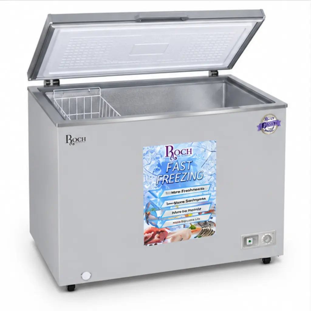 CONGELATEUR ROCH HORIZONTAL 400L GRIS RCF4001 — vue 3