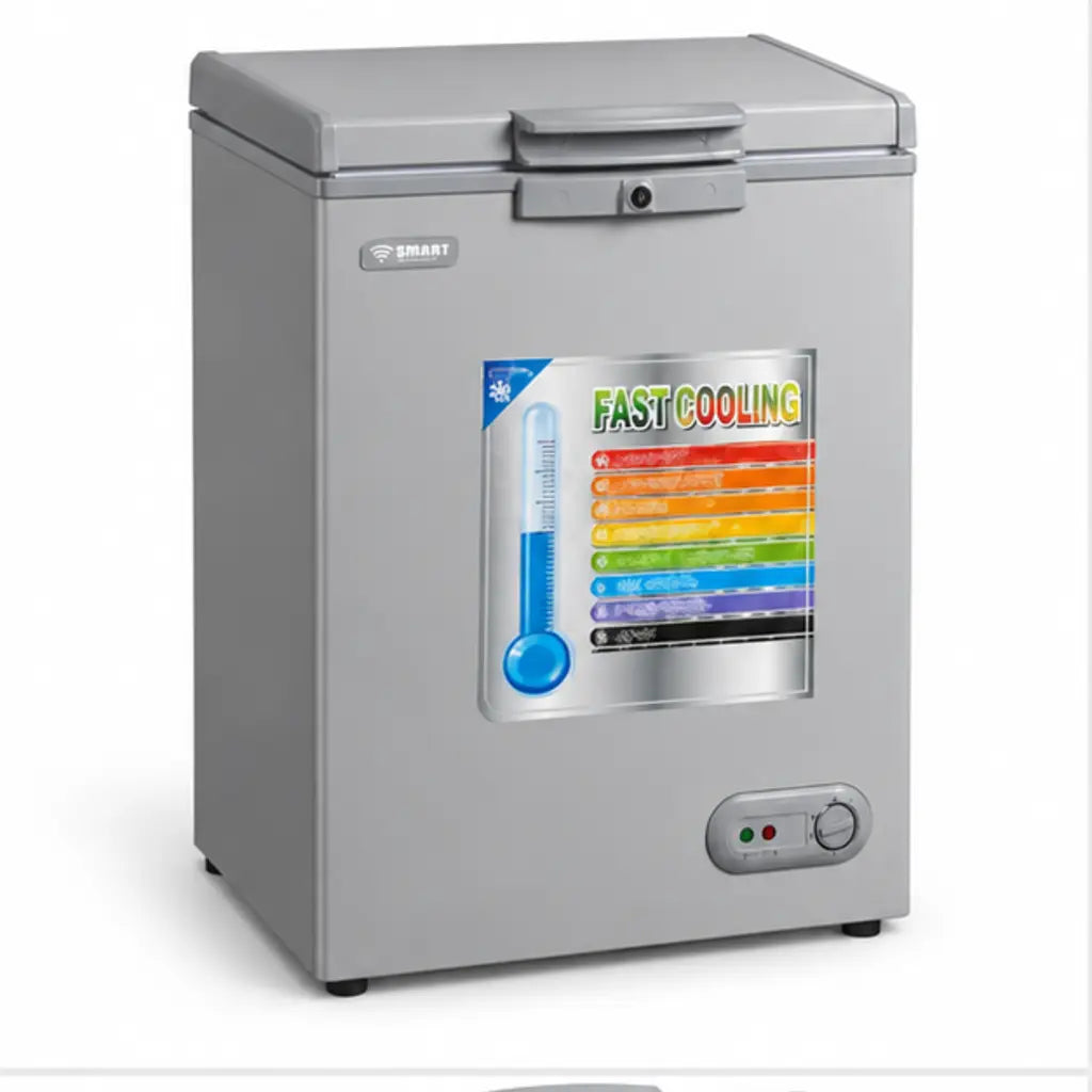 CONGELATEUR SMART TECHNOLOGY HORIZONTAL 102L GRIS STCC102 — vue 1