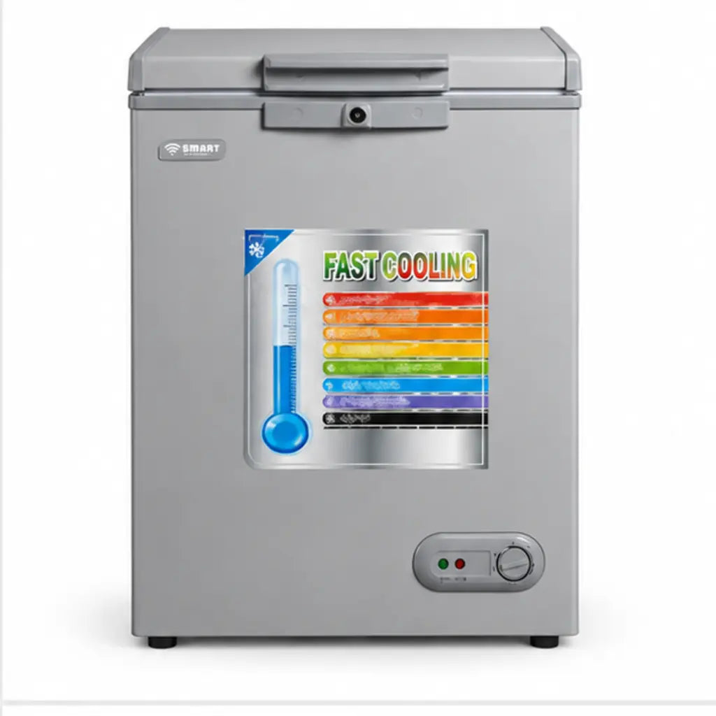 CONGELATEUR SMART TECHNOLOGY HORIZONTAL 102L GRIS STCC102 — vue 2