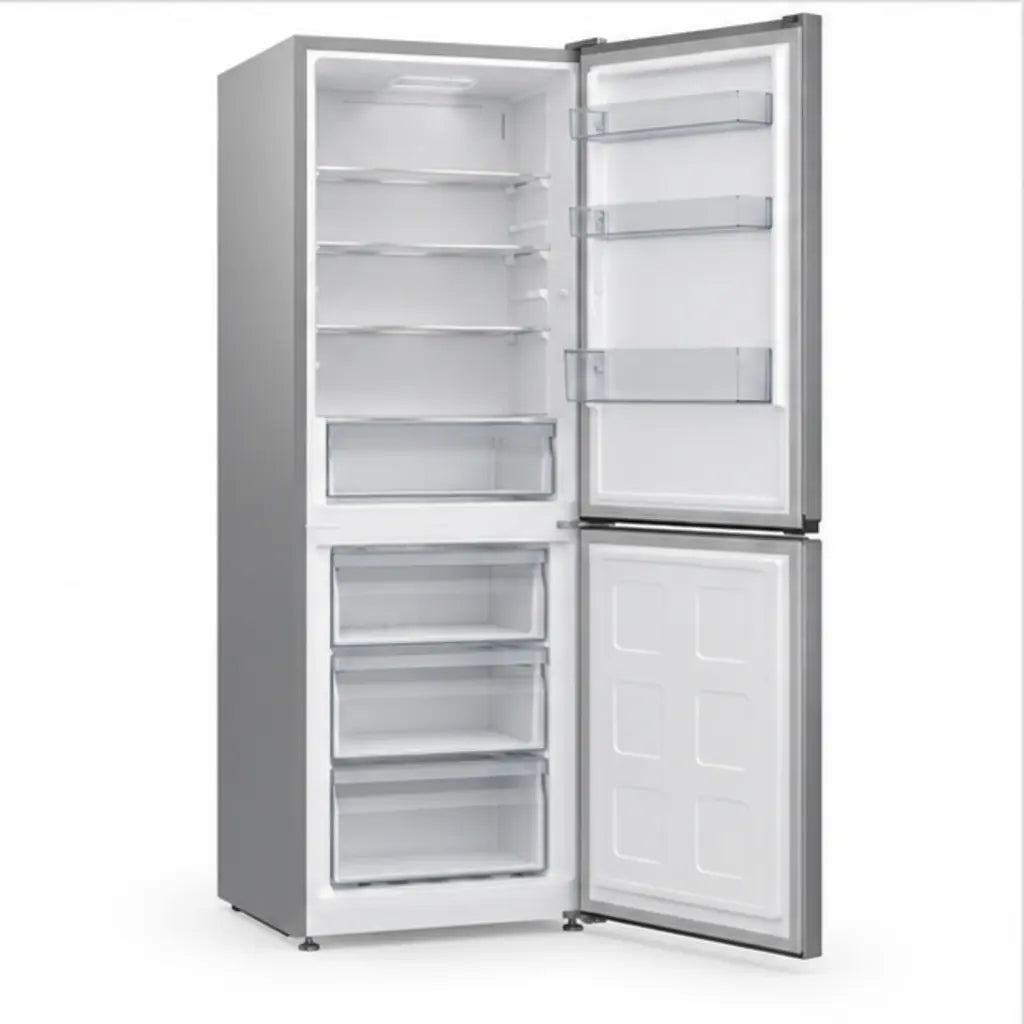 REFRIGERATEUR BEKO COMBINE 3 TIROIRS 344L NO FROST GRIS B3RCNA344HXB — vue 3