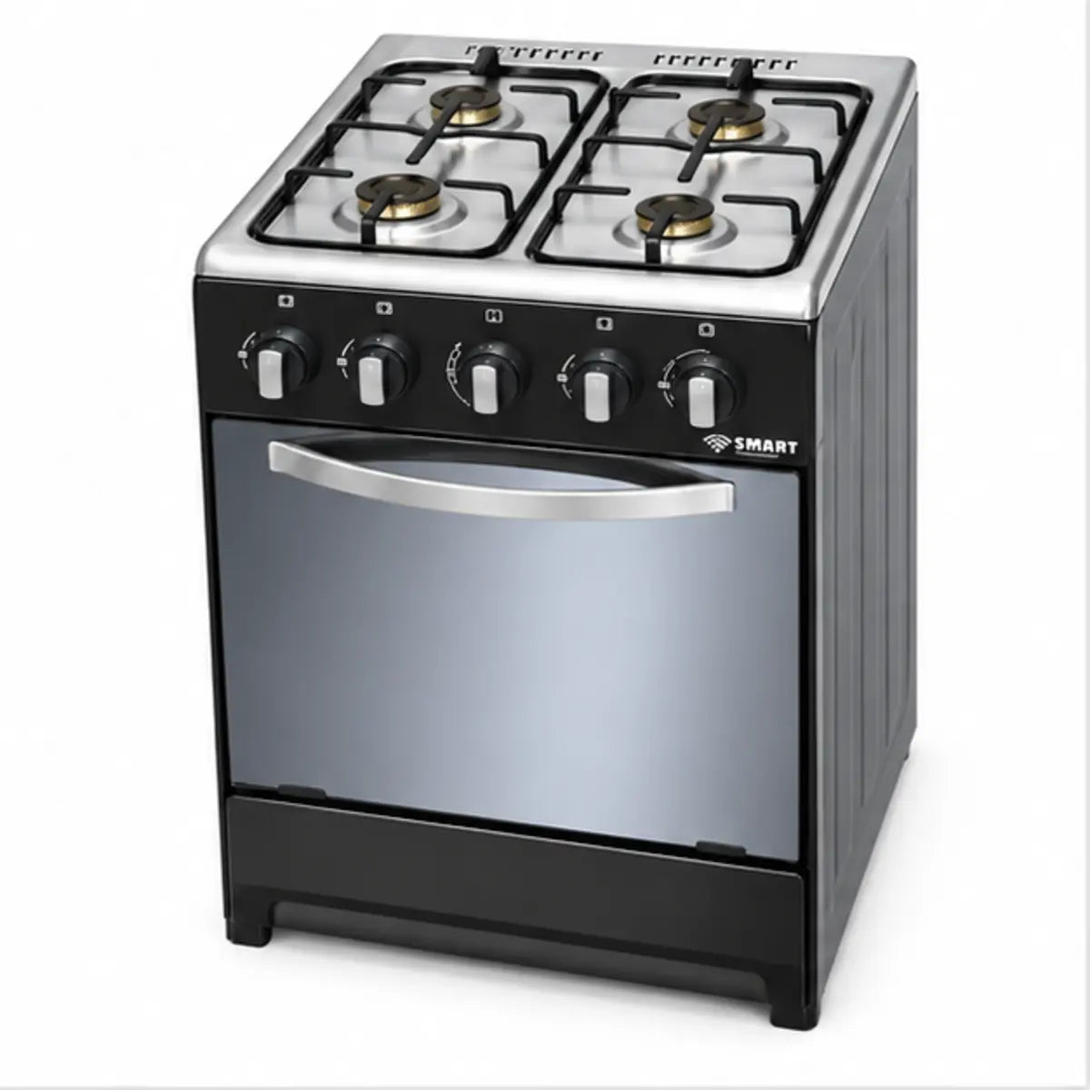 CUISINIÈRE SMART TECHNOLOGY 4 FEUX 50X50 À GAZ GRIS STC5050B