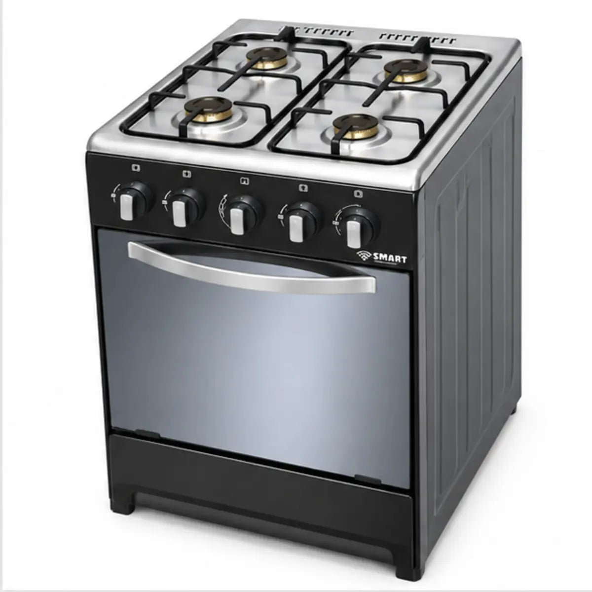 CUISINIÈRE SMART TECHNOLOGY 4 FEUX 50X50 À GAZ GRIS STC5050B — autre vue