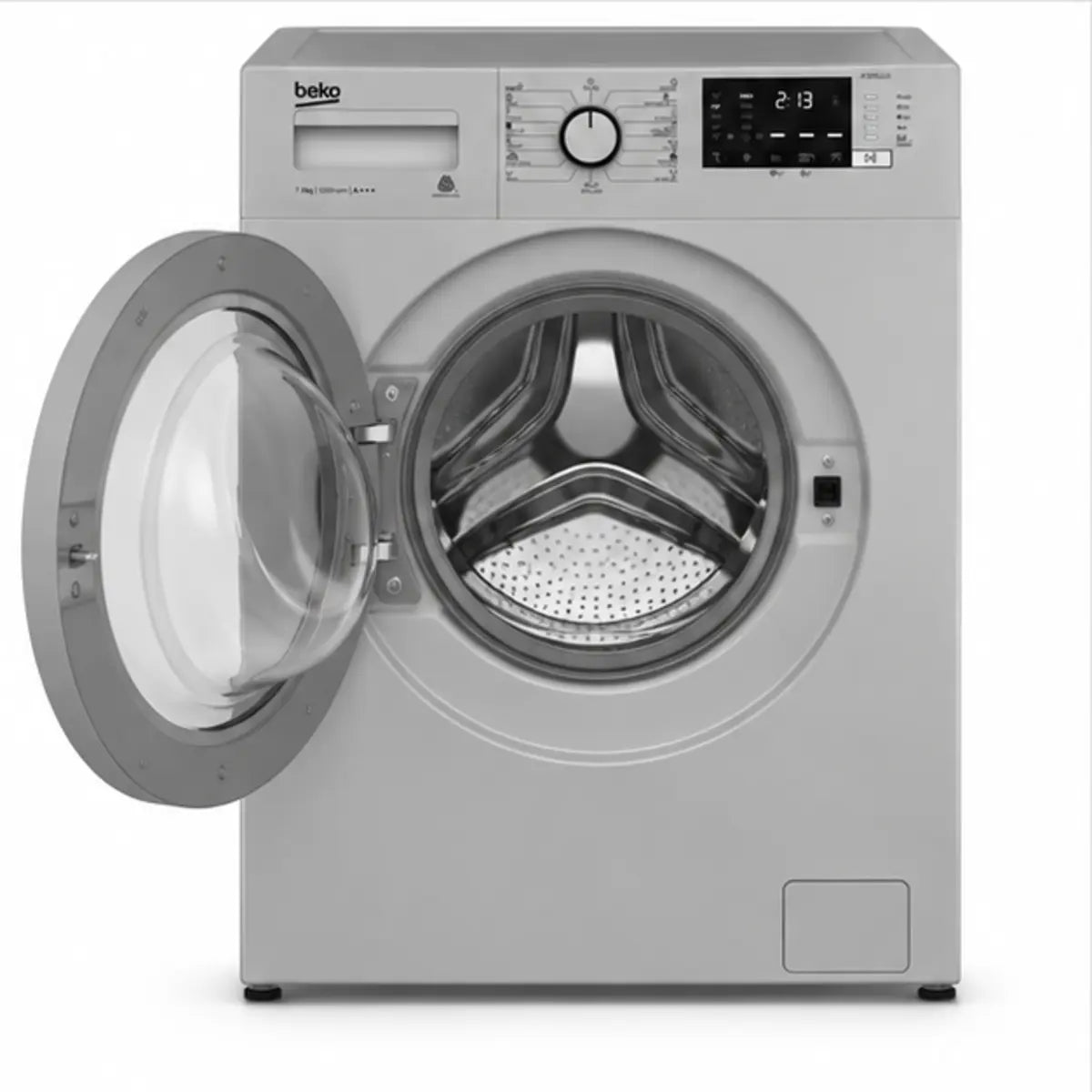 MACHINE A LAVER BEKO 7KG INVERTER GRIS WCC7611BSS — vue 3