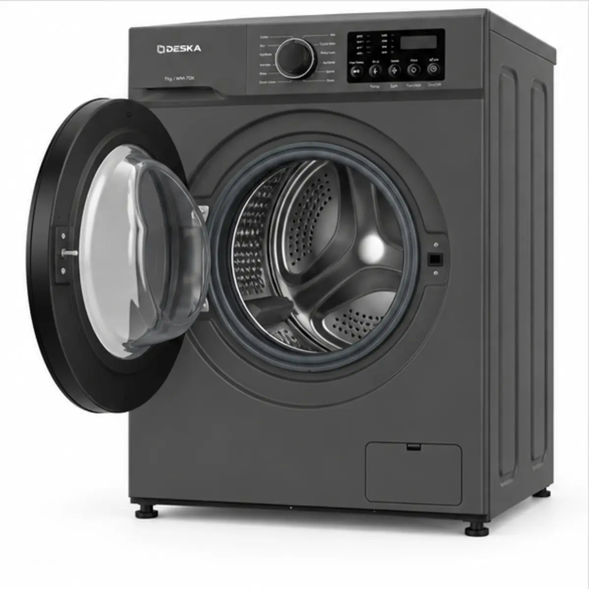 MACHINE A LAVER DESKA 7KG FRONT LOAD GRIS WM7DK — vue 3