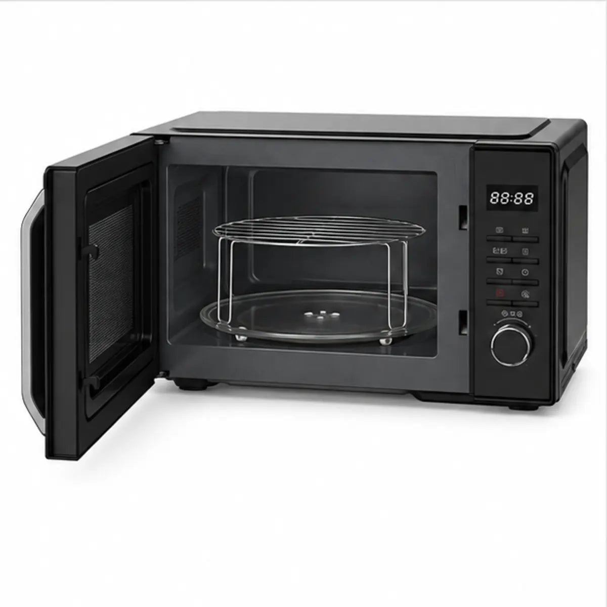 MICRO ONDE ENDURO 25LITRES AVEC GRILLE NOIR MOW25LDB — vue 3