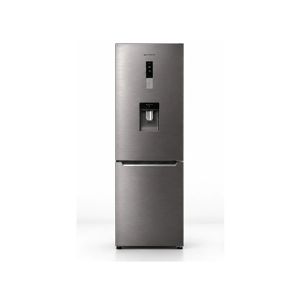 REFRIGERATEUR ASTECH COMBINE 3 TIROIRS 322L NO FROST AVEC FONTAINE GRIS FC378INOOG — vue 1