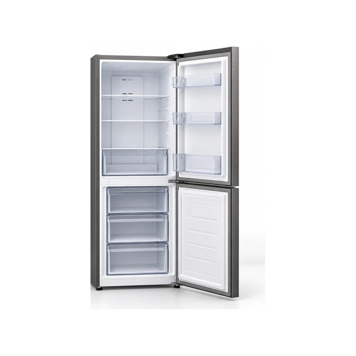 REFRIGERATEUR ASTECH COMBINE 3 TIROIRS 322L NO FROST AVEC FONTAINE GRIS FC378INOOG — vue 3