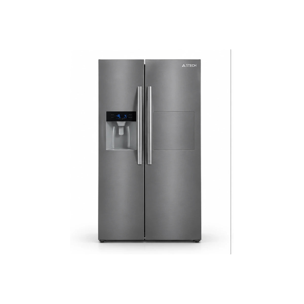 REFRIGERATEUR ASTECH SIDE BY SIDE 2 PORTES 490L INVERTER AVEC FONTAINE FSS6600DDDA — vue 1
