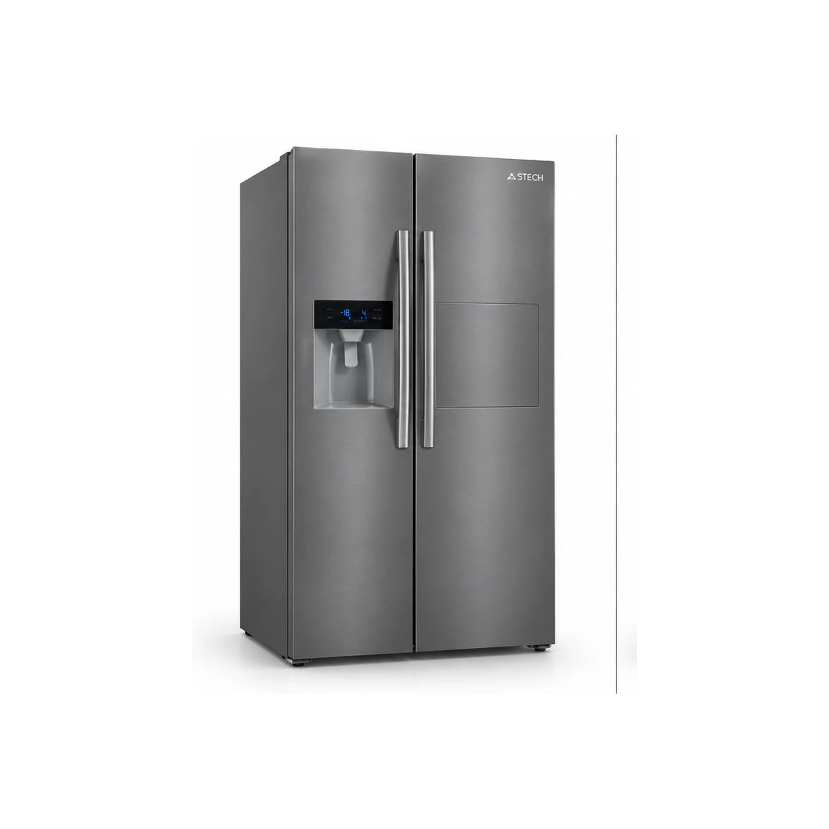REFRIGERATEUR ASTECH SIDE BY SIDE 2 PORTES 490L INVERTER AVEC FONTAINE FSS6600DDDA — vue 2