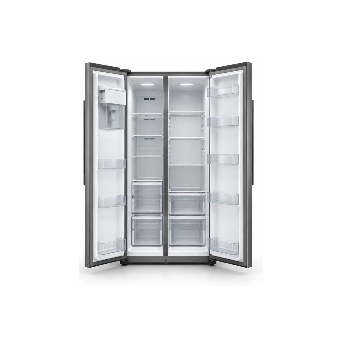 REFRIGERATEUR ASTECH SIDE BY SIDE 2 PORTES 490L INVERTER AVEC FONTAINE FSS6600DDDA — vue 3