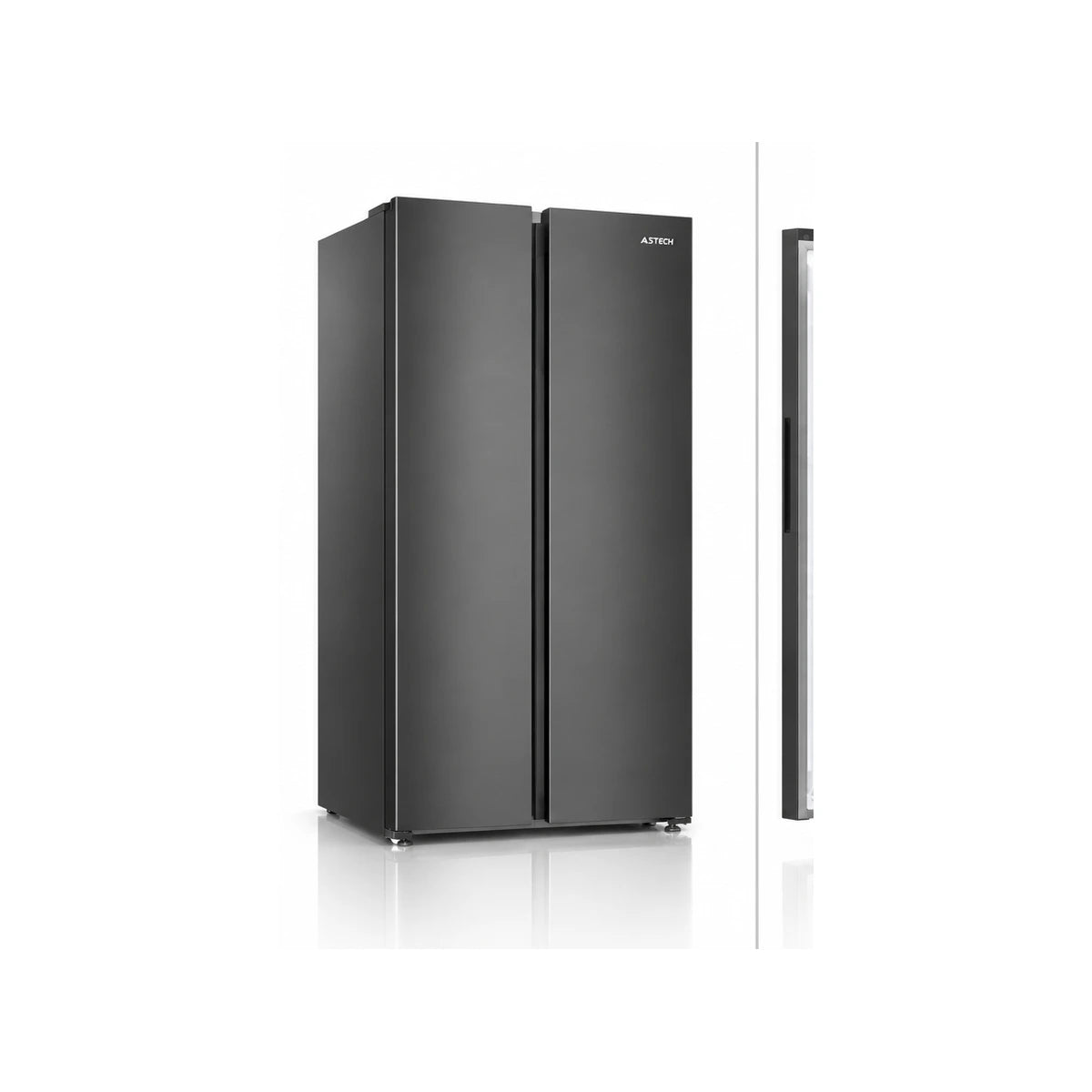 REFRIGERATEUR ASTECH SIDE BY SIDE 2 PORTES 515L GRIS FSS5000DD0G — vue 2