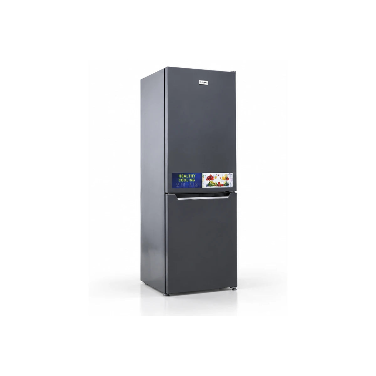 REFRIGERATEUR DESKA COMBINE 3 TIROIRS 157L GRIS BF231DK — vue 2