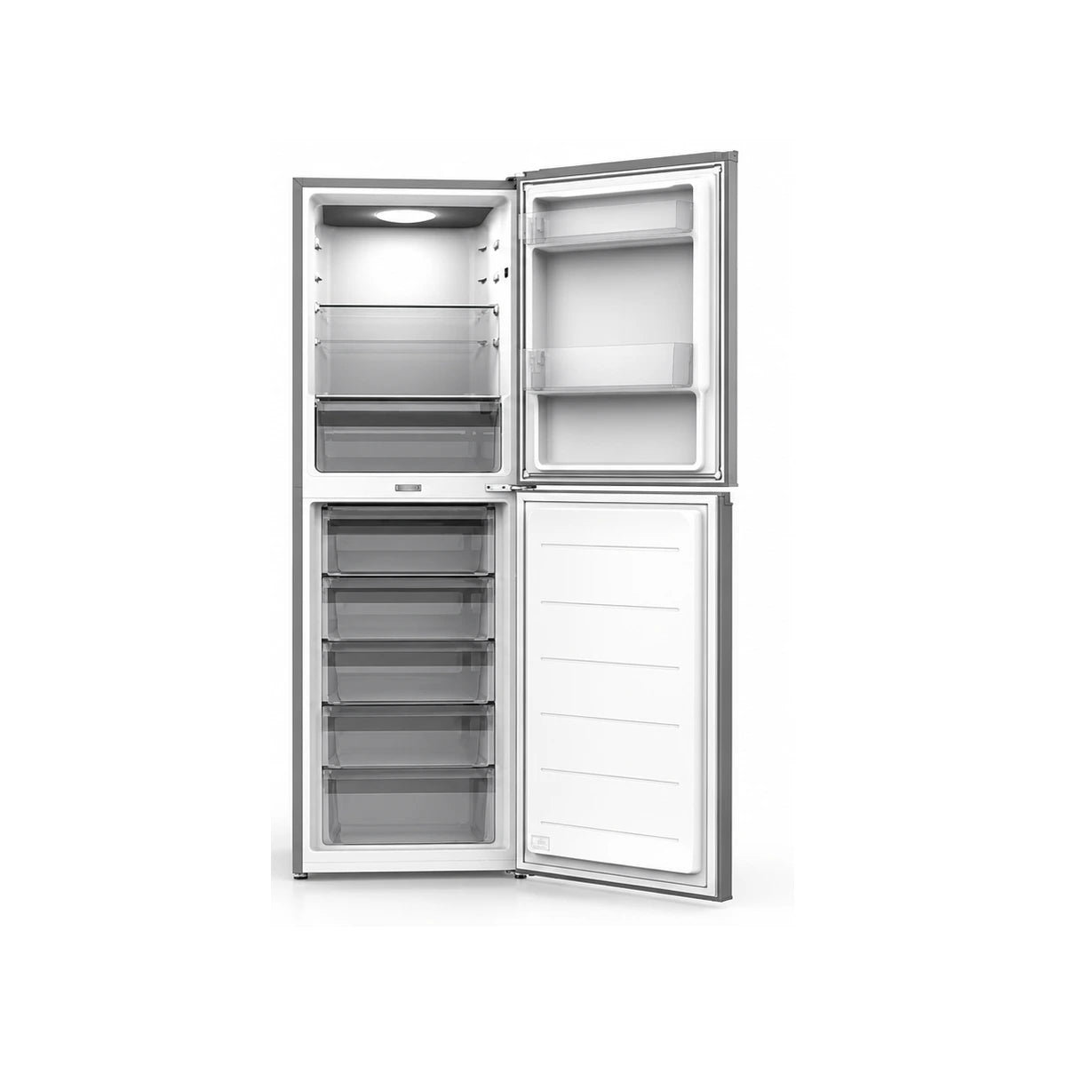 REFRIGERATEUR DESKA COMBINE 5 TIROIRS 251L GRIS BF333DK — vue 3