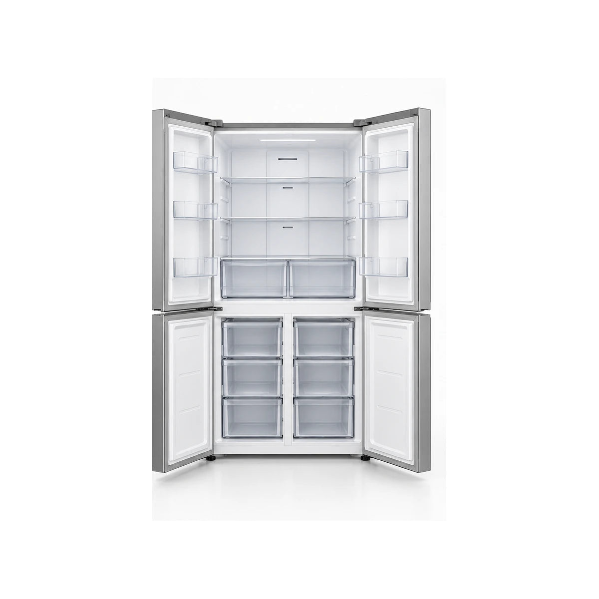 REFRIGERATEUR LG SIDE BY SIDE 4 PORTES 550L INVERTER GRIS GCFB50FPLAM — vue 3