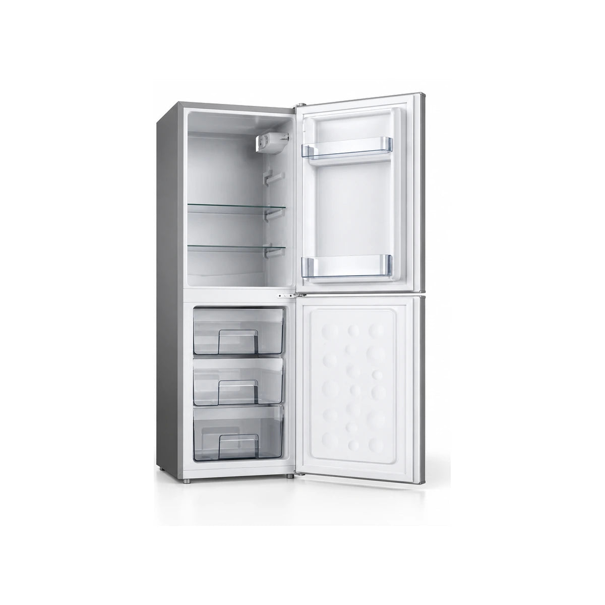 REFRIGERATEUR SMART TECHNOLOGY COMBINE 3 TIROIRS 133L GRIS STCB155H — vue 3