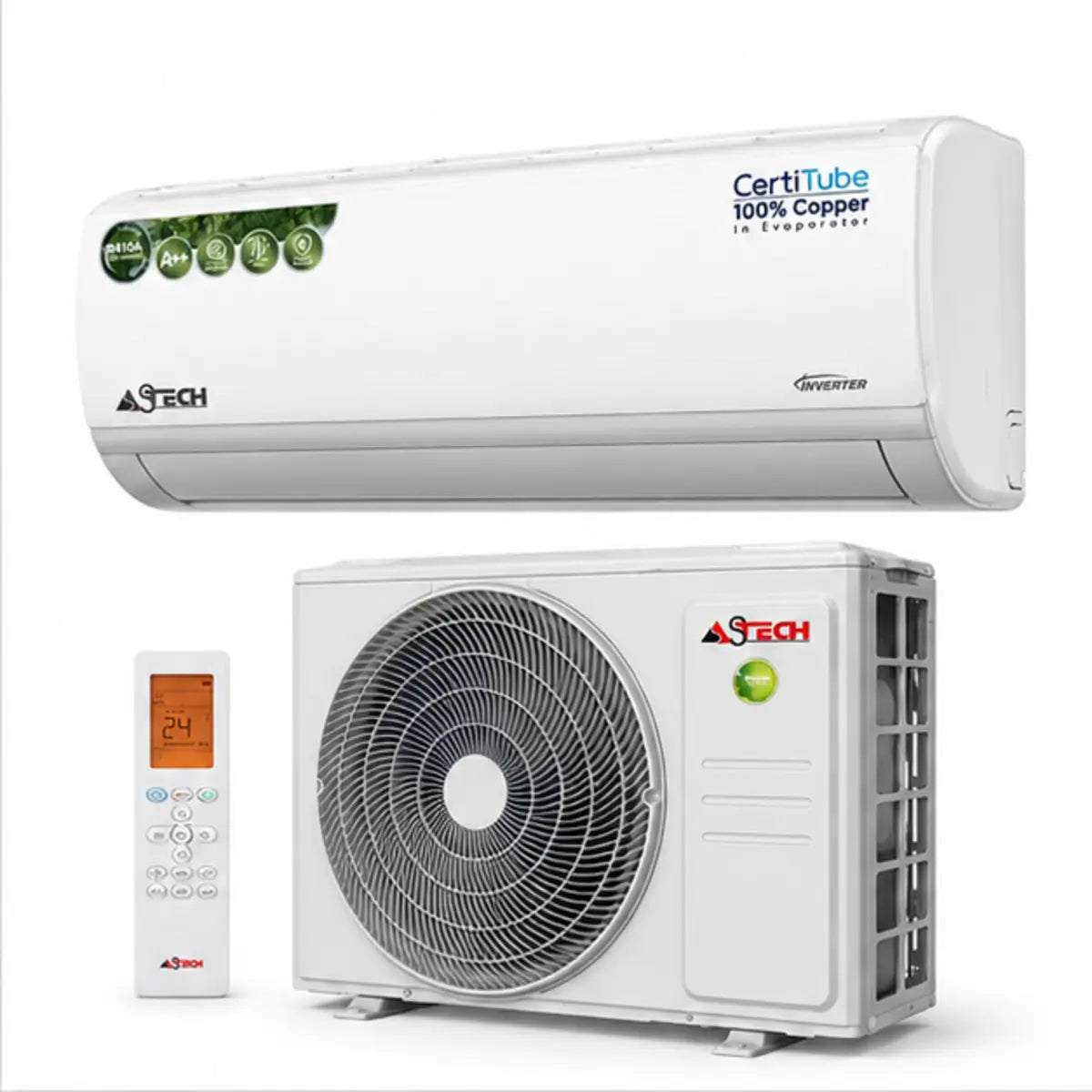 SPLIT ASTECH 12000BTU 1.5 CV INVERTER AST12RTV30C/AST12RTV31MA — autre vue