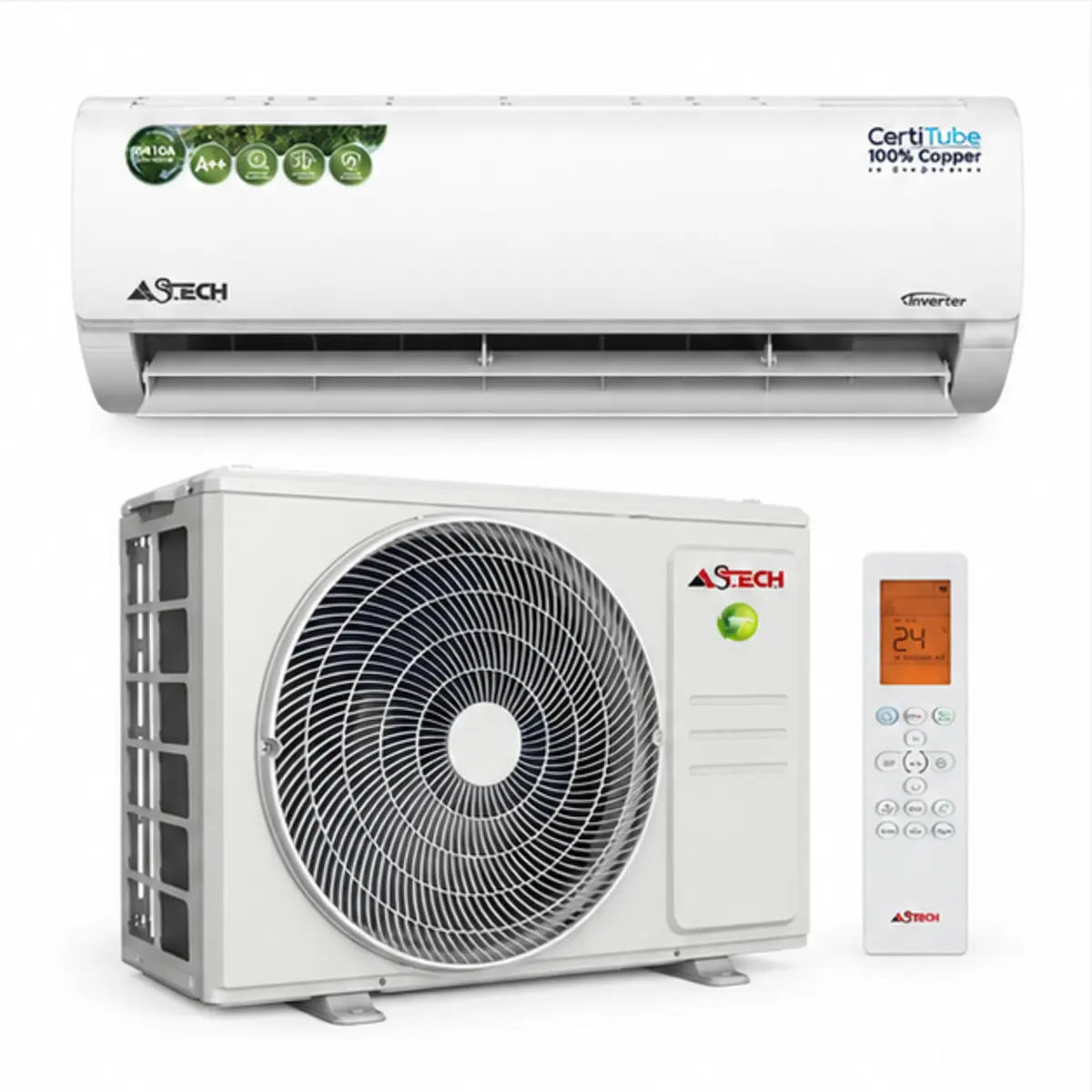 SPLIT ASTECH 18000BTU 2CV 18RB410 — vue 3