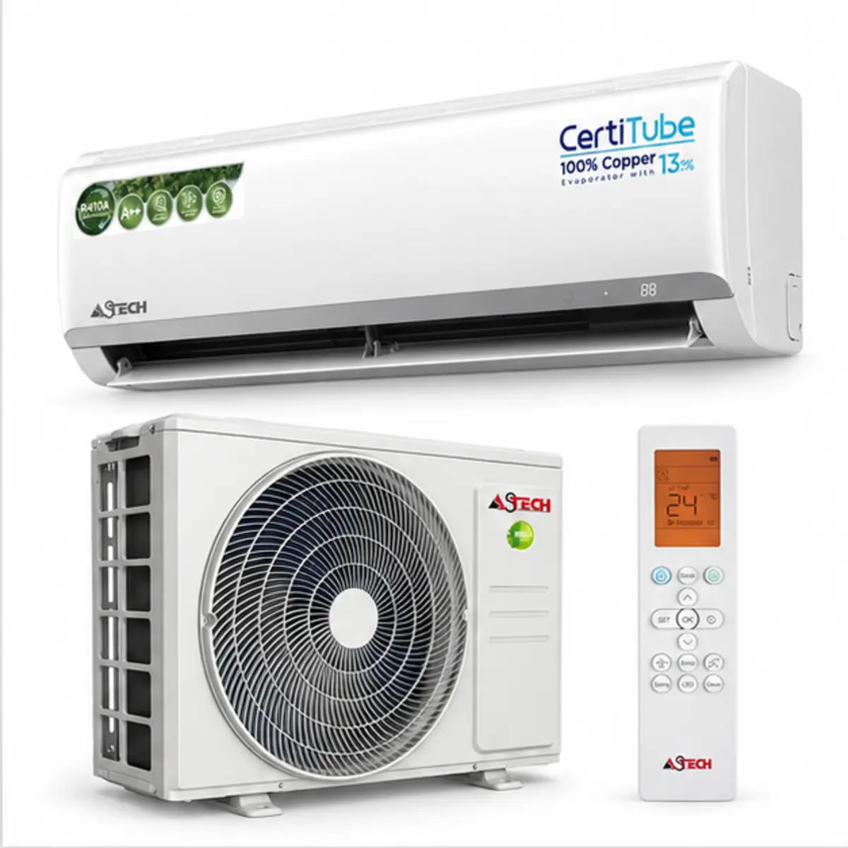 SPLIT ASTECH 9000BTU 1.25 CV ASW09AU — autre vue