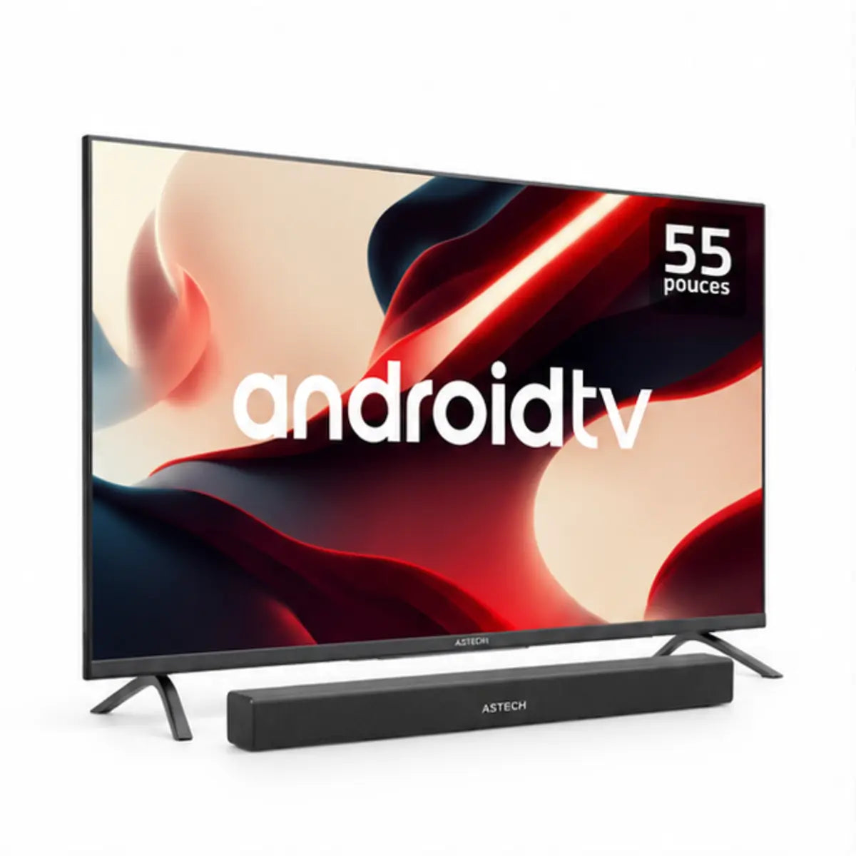 TÉLÉVISEUR ASTECH 65" SMART GOOGLE TV 65GT3027H/65GT3030HQ