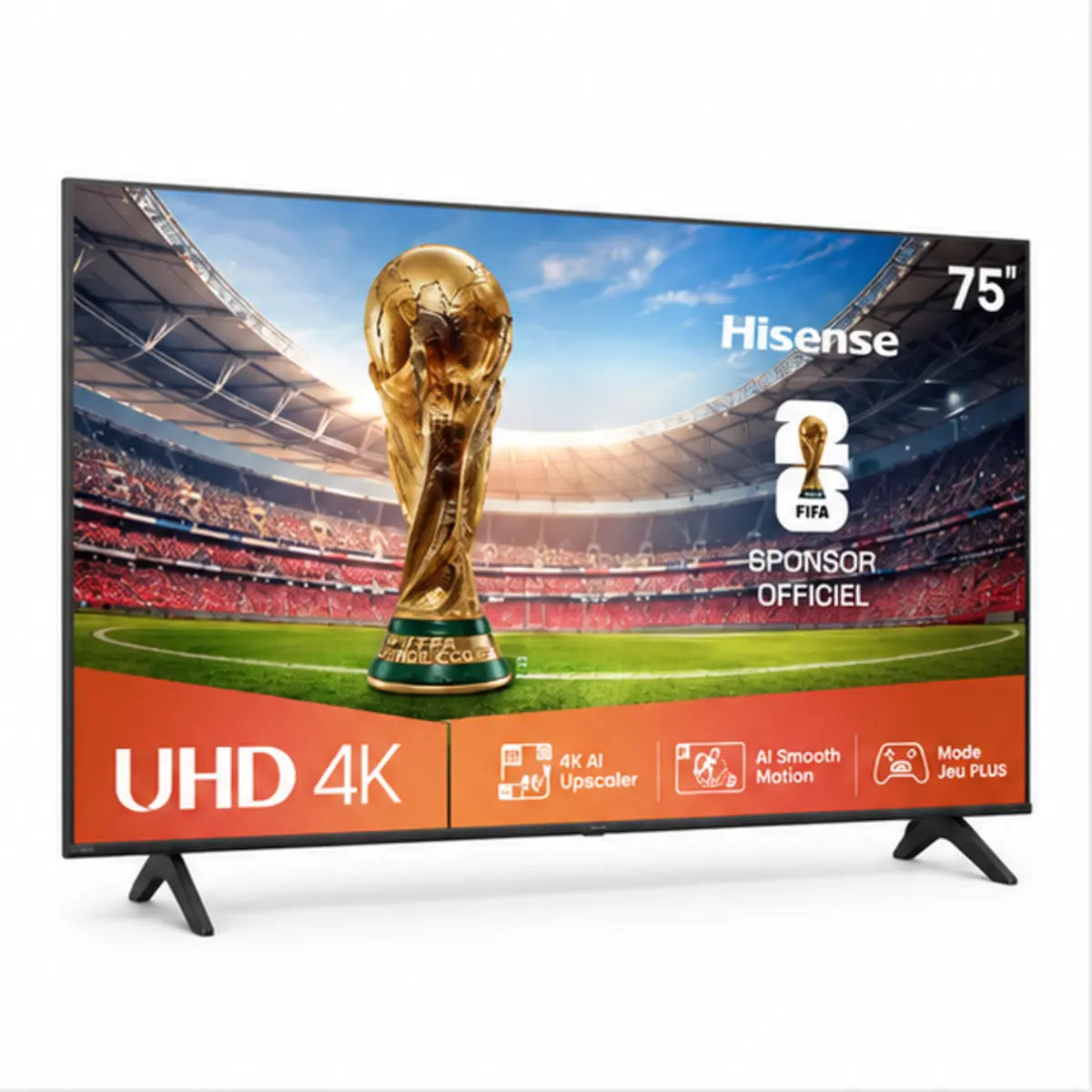 TÉLÉVISEUR HISENSE 75" LED SMART VIDAA 4K UHD 75A6Q